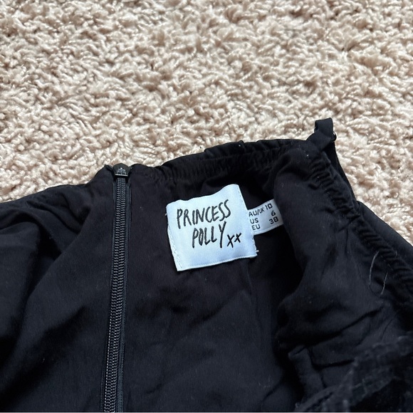 Princess Polly Hazel Cut Out Mini Dress Black - Picture 3 of 6